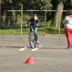 Kerékpártároló átadása